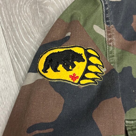 Denim & Supply Ralph Lauren Canada Patch Men's Camo Button-Up Shirt - Size Small - Picture 6 of 11